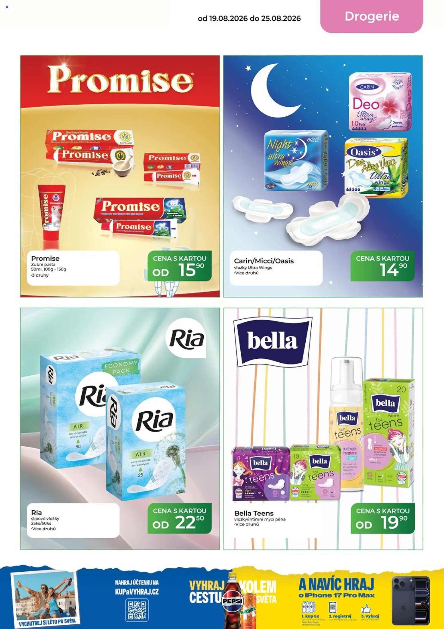 Tamda Foods leták od 19.08.2026 | Strana: 57 | Produkty: Vložky, Slipové vložky, Pěna, Drogerie
