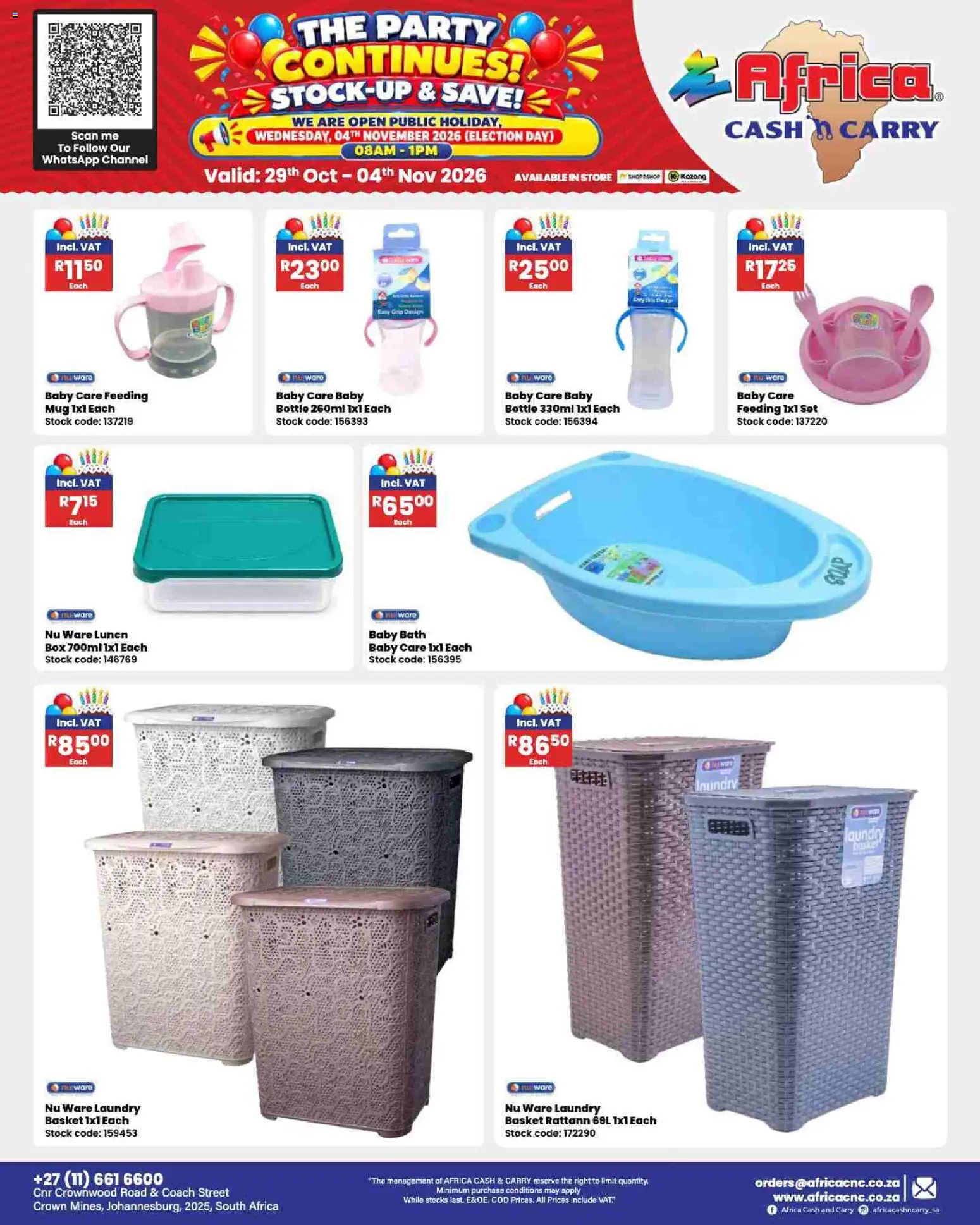 New Africa Cash & Carry catalogue – valid from 29/10/2026 | Page: 85