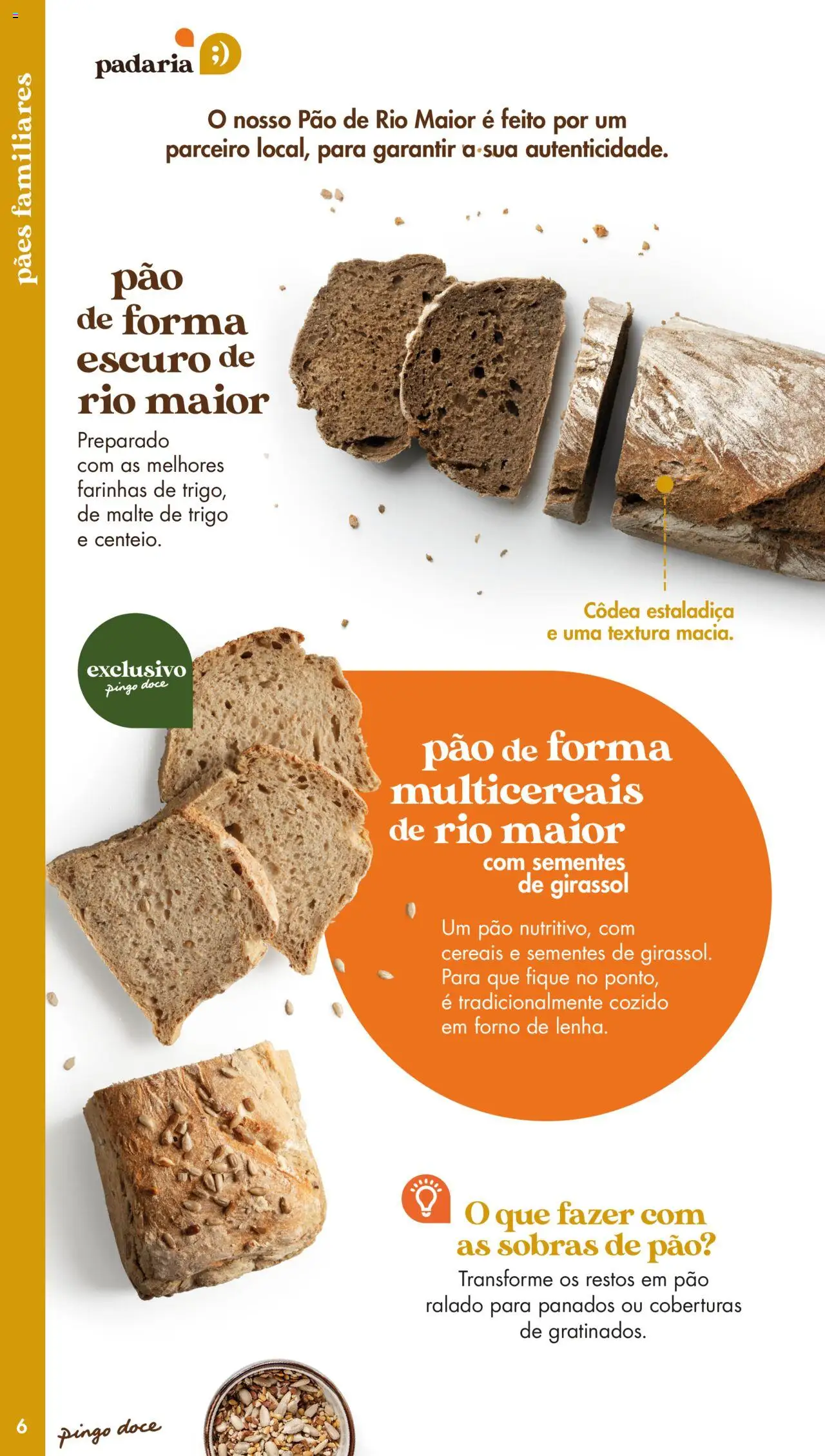 Pingo Doce - Catálogo-Padaria │ válido de 20/05/2025 | Página: 6 | Produtos: Pão ralado, Forno, Pão, Panados