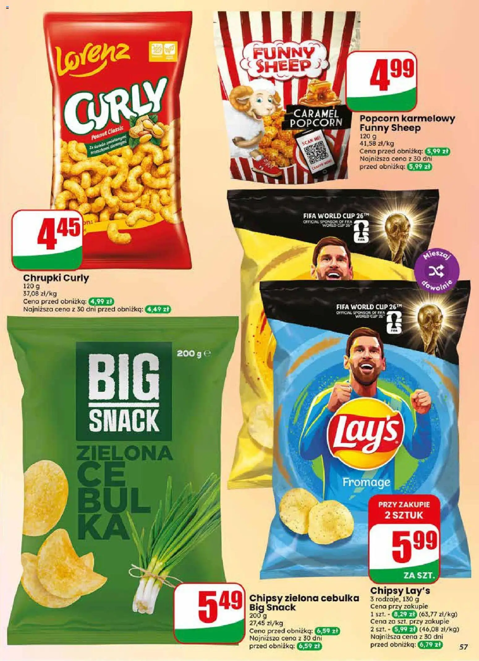 Dino gazetka od 27.05.2026 | Strona: 57 | Produkty: Chipsy, Chrupki, Popcorn
