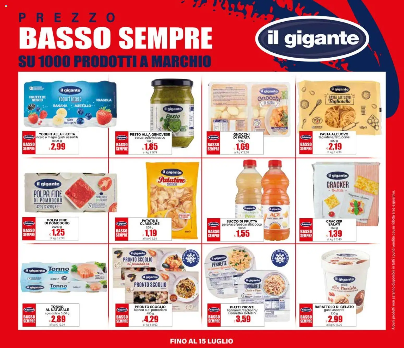 Volantino Il Gigante del 04.06.2026 | Pagina: 29 | Prodotti: Succo, Patatine, Pomodoro, Tonno al naturale