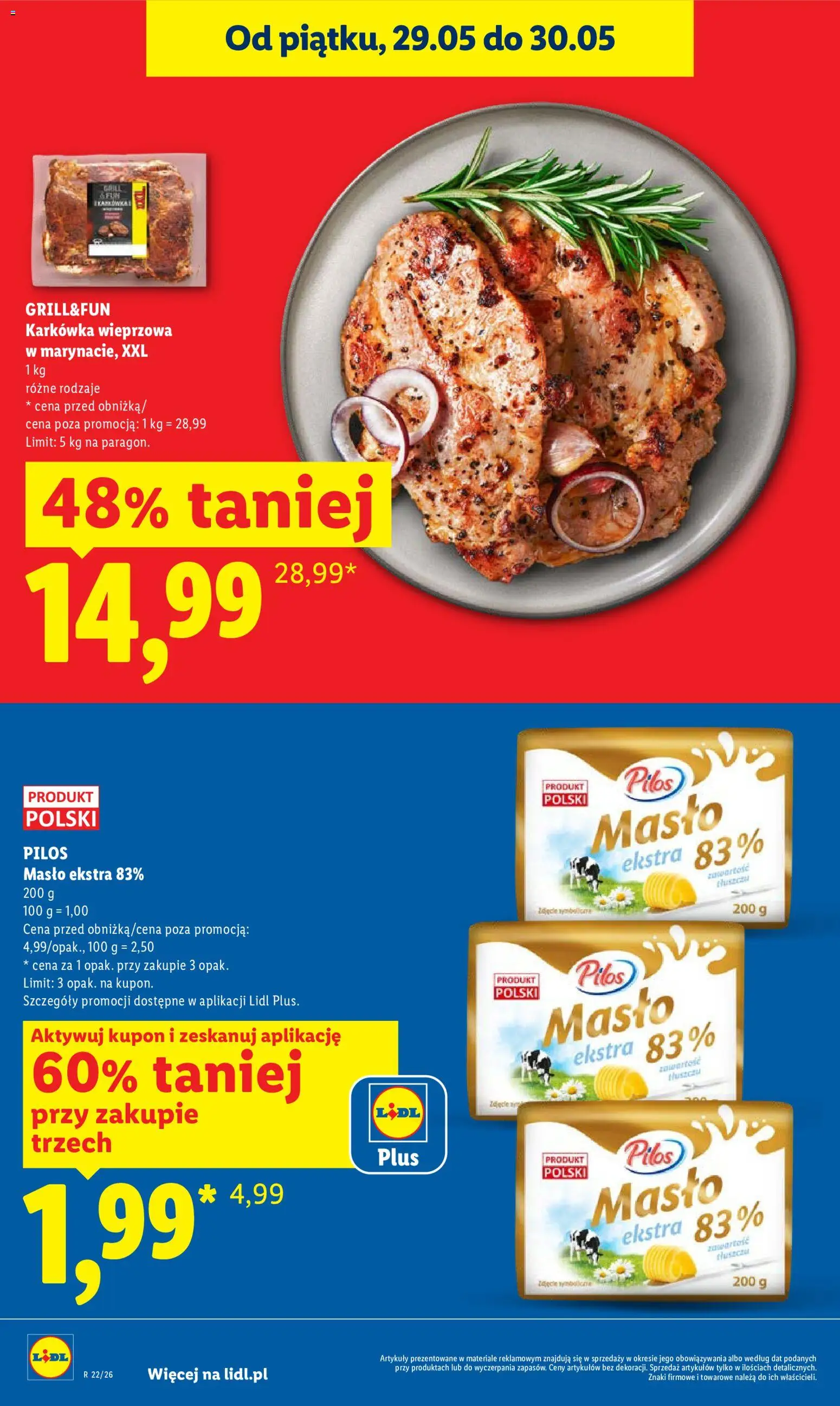 Lidl Polsko leták od 28.05.2026 | Strana: 6 | Produkty: Máslo