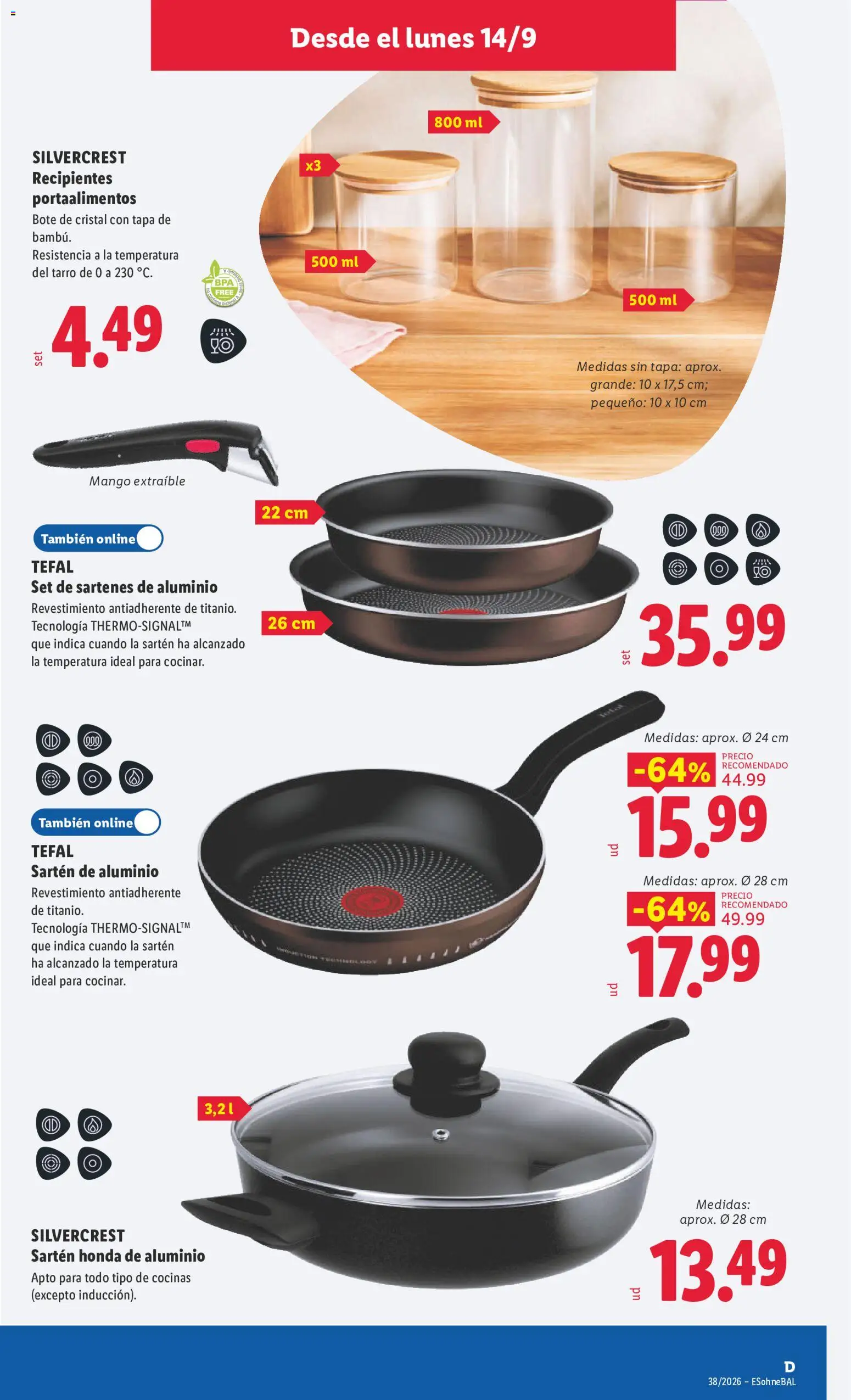 Lidl folleto de bazar │ válido desde el 14/09/2026 | Página: 9