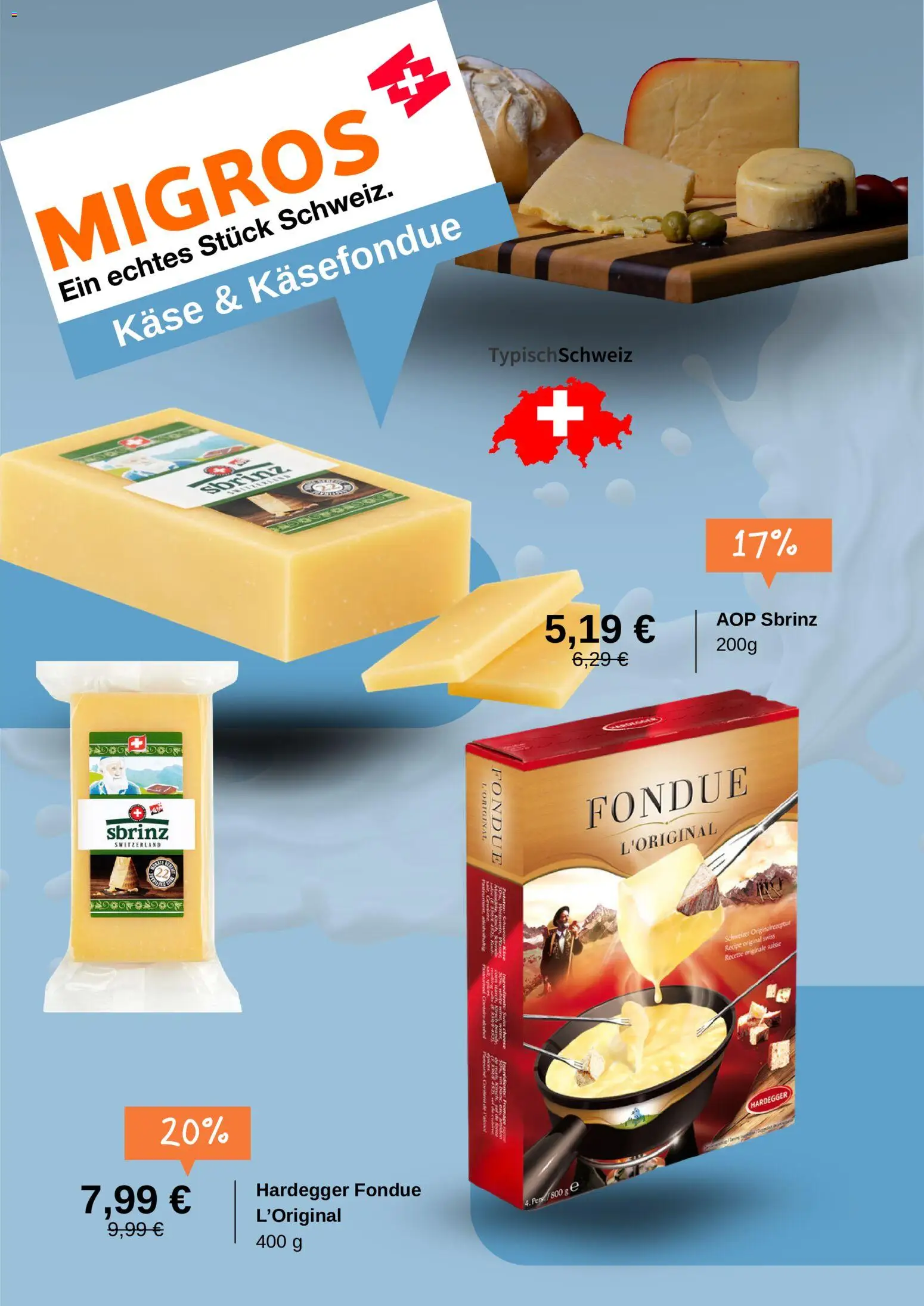 Migros Prospekt – gültig ab 09.06.2026 | Seite: 4 | Produkte: Käse, Fondue