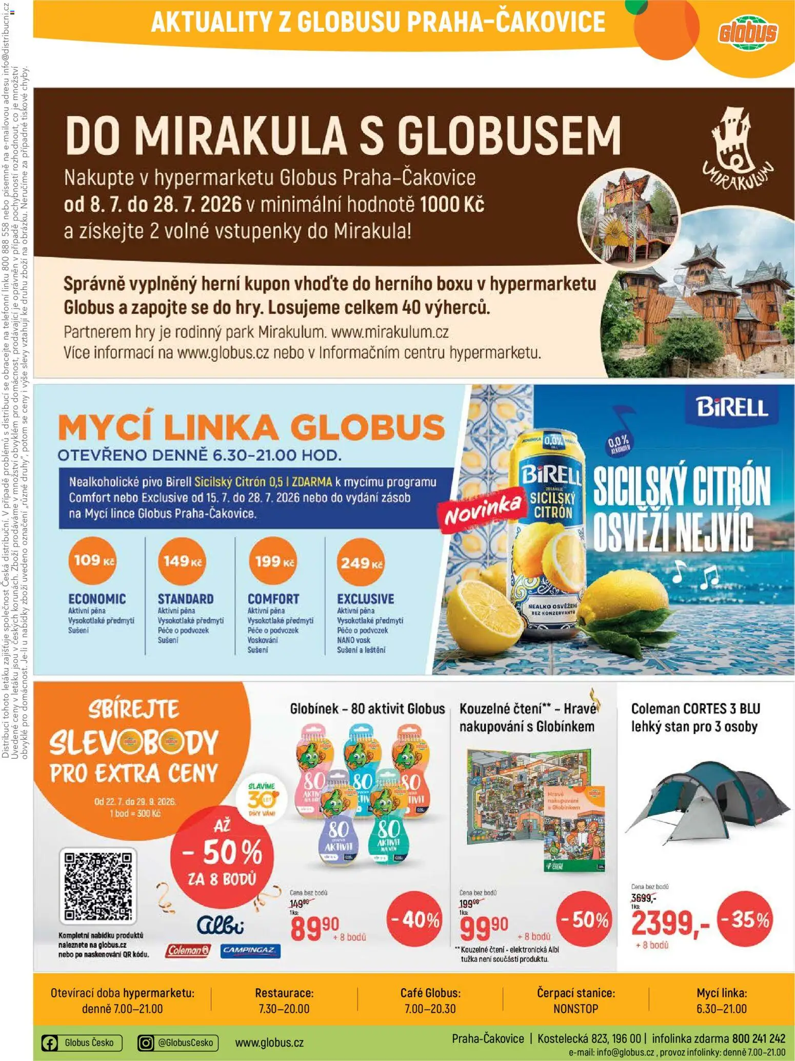 Globus leták od 22.07.2026 | Strana: 36 | Produkty: Globus, Birell, Pěna, Aktivní pěna