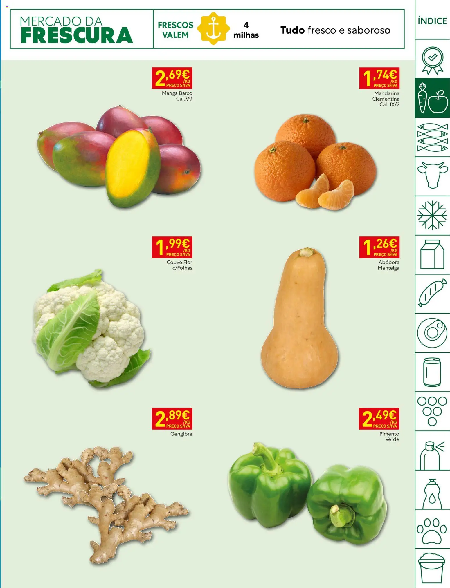 Recheio folheto Madeira │ válido de 13/10/2026 | Página: 3 | Produtos: Manga, Gengibre, Abóbora, Pimento