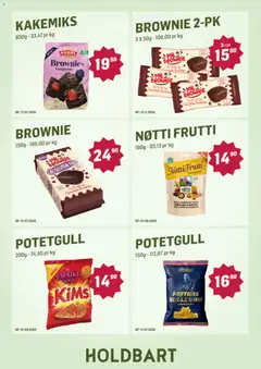 Forhåndsvisning av Holdbart kundeavis gyldig fra 08.06.2026 | Side: 7 | Produkter: Paprika, Potetgull, Față de pernă, Stoney