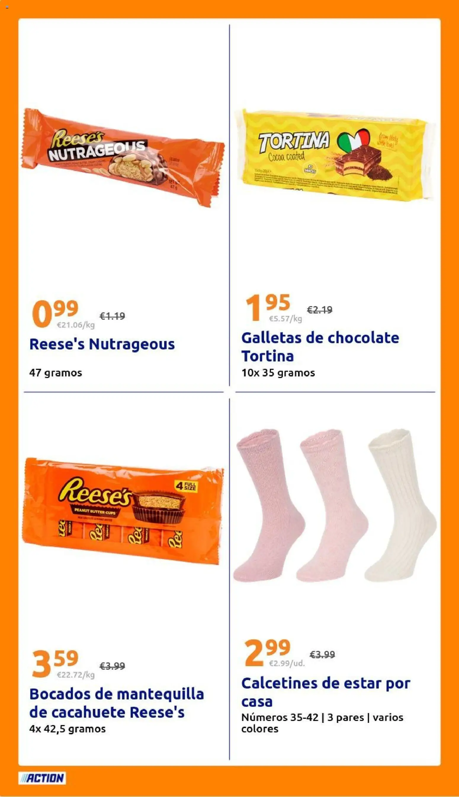 Action folleto │ válido desde el 21/10/2026 | Página: 20 | Productos: Chocolate, Galletas, Calcetines, Mantequilla