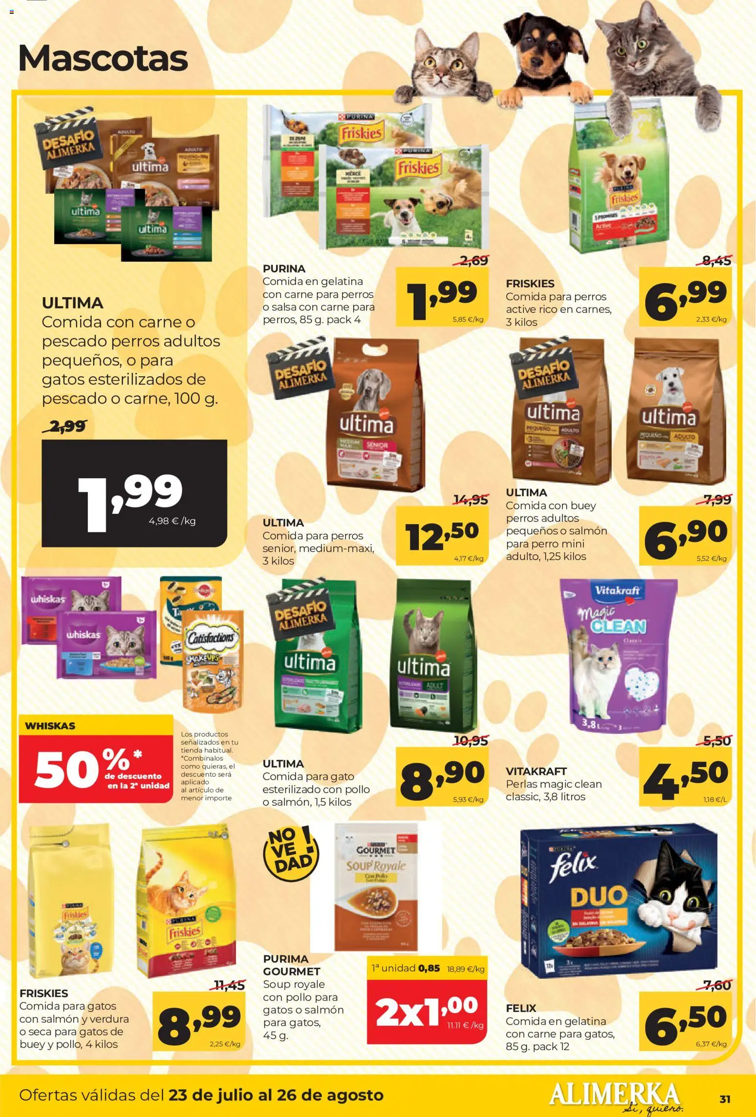 Alimerka folleto Castilla y León │ válido desde el 23/07/2026 | Página: 31 | Productos: Gelatina, Pescado