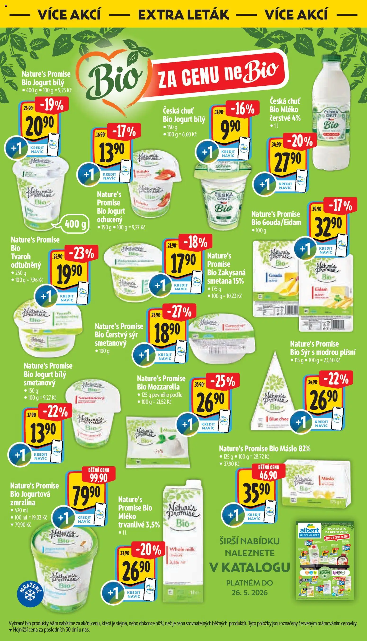 Albert leták - Hypermarket od 20.05.2026 | Strana: 31 | Produkty: Tvaroh, Zmrzlina, Mozzarella, Čerstvý sýr