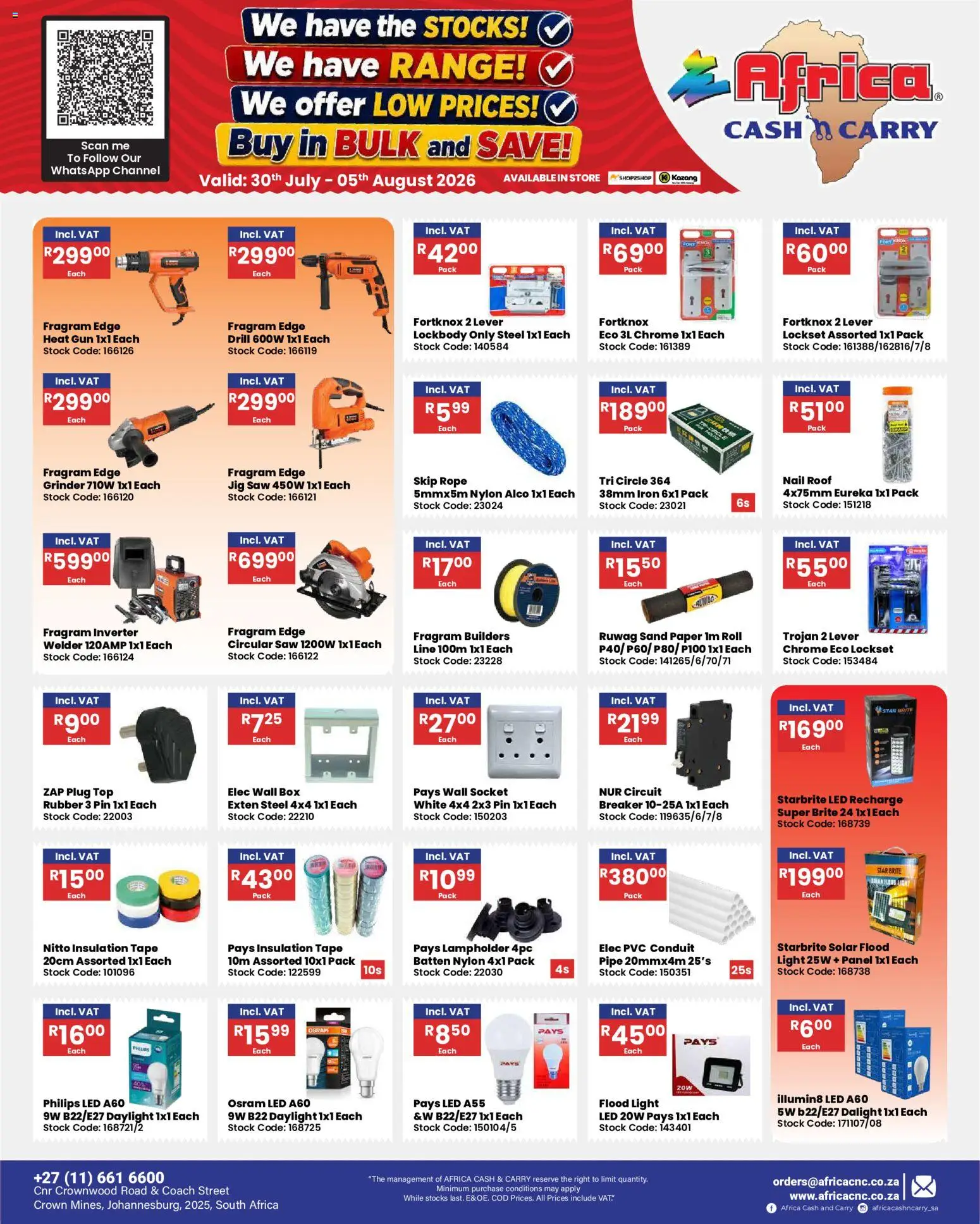 New Africa Cash & Carry catalogue – valid from 30/07/2026 | Page: 37