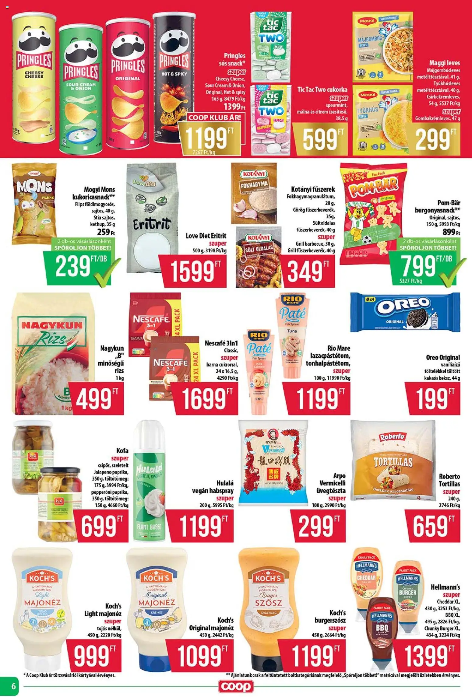 COOP akciós ujság - amely érvényes a következő dátumtól: 18.06.2026 | Oldal: 6