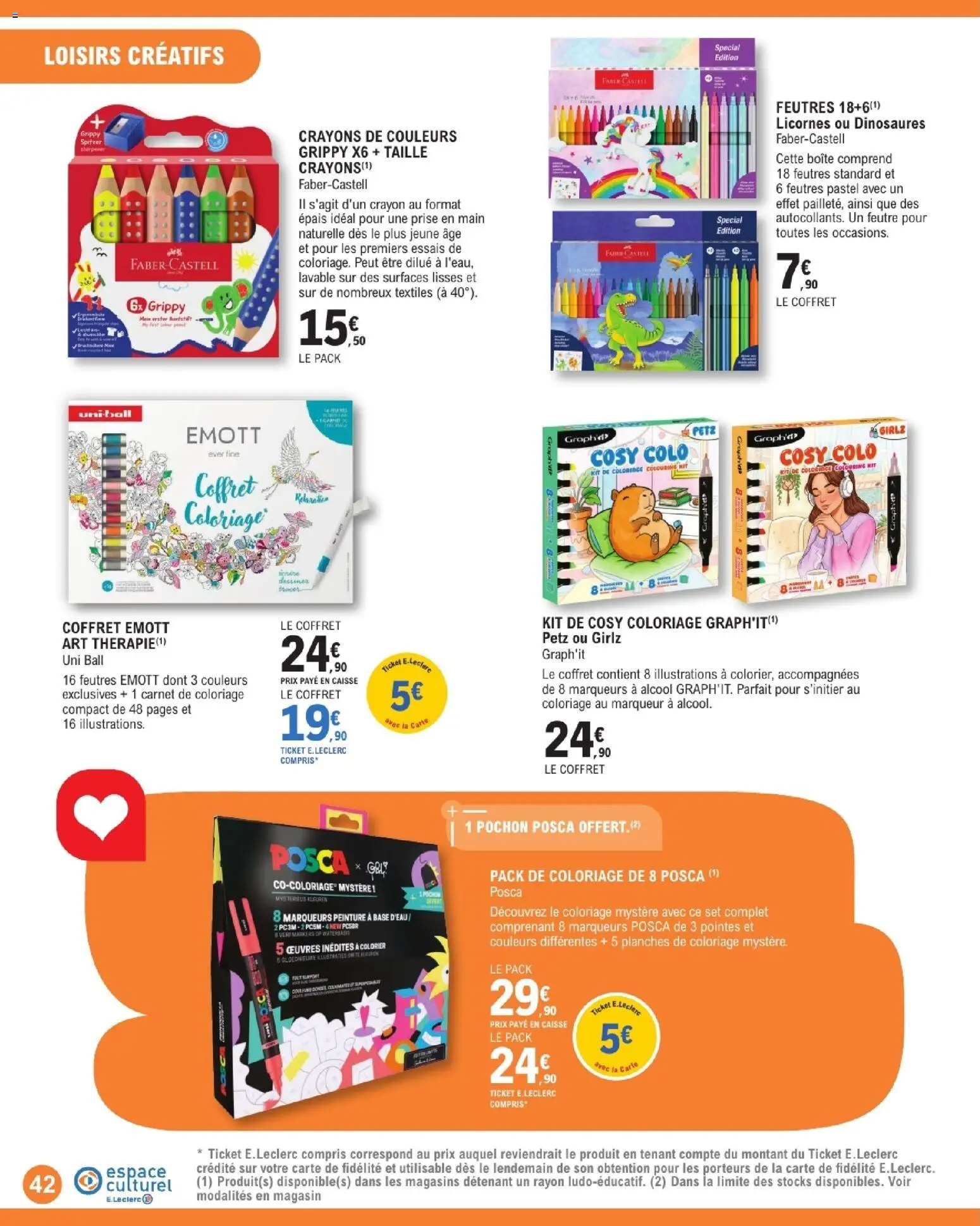 {H1} | Page: 42 | Produits: Alcool, Base, Crayon, Prise