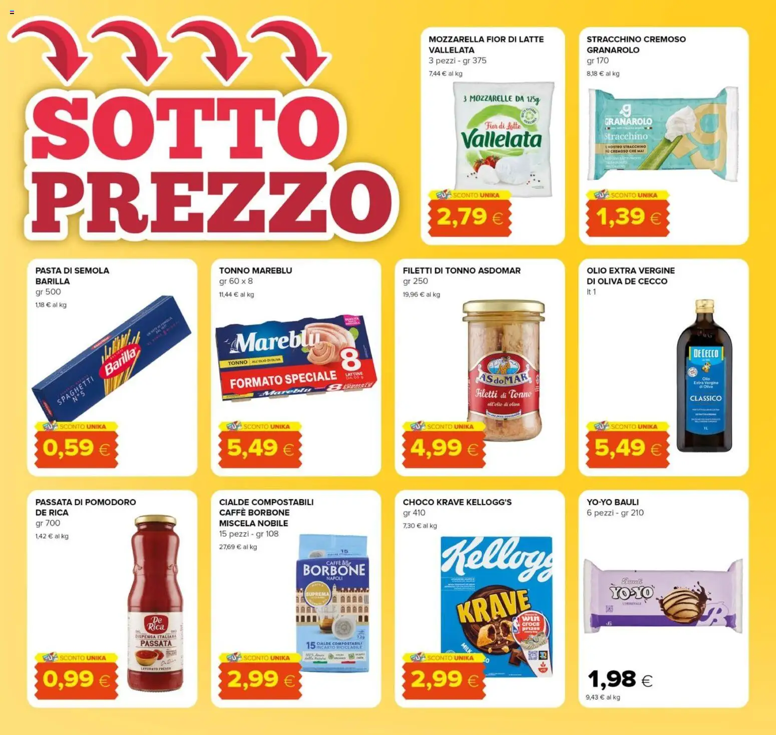 Volantino Tigre del 07.05.2026 | Pagina: 2 | Prodotti: Olio, Passata di pomodoro, Tonno, Stracchino