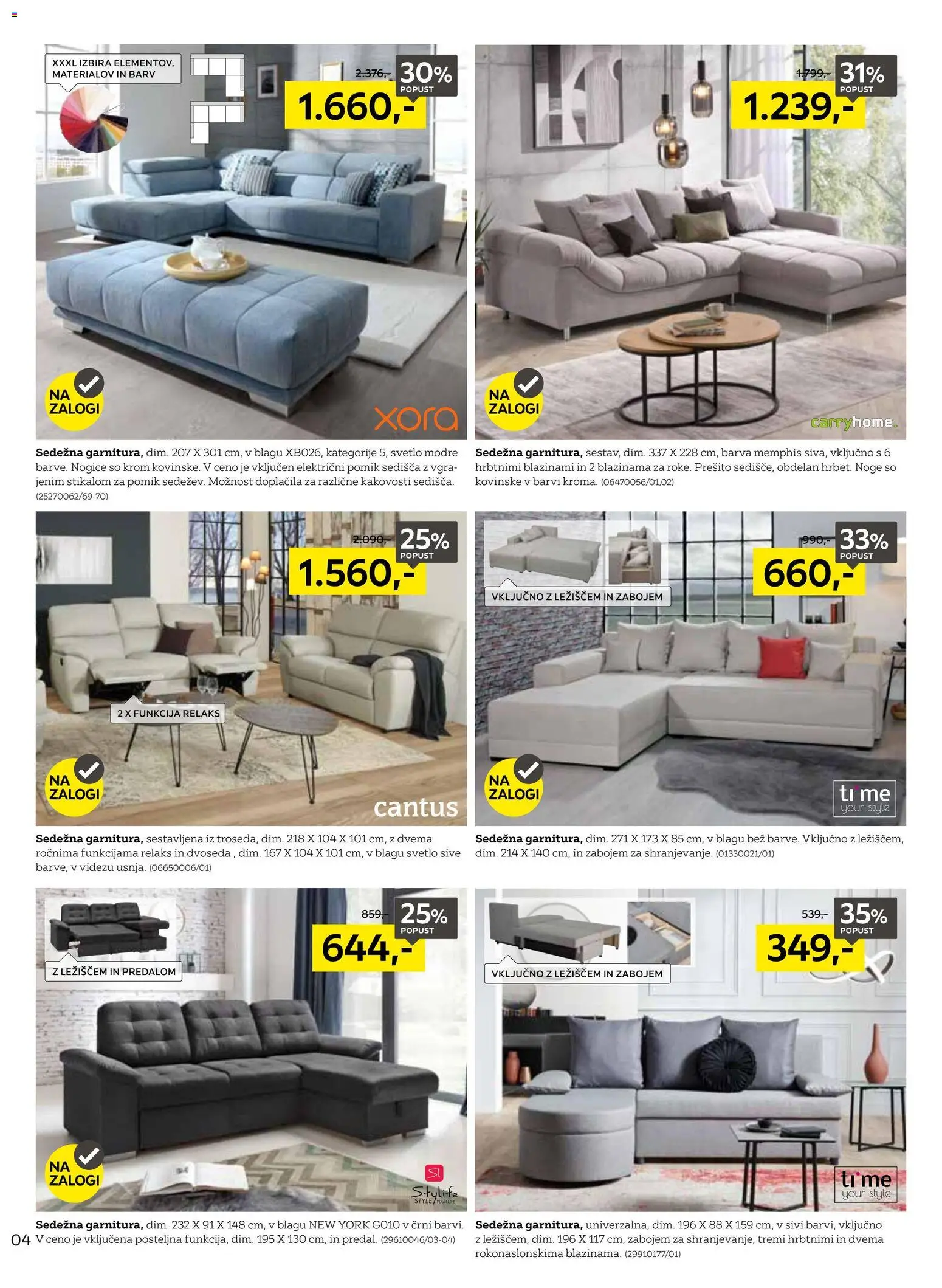 Novi XXXL Lesnina katalog ponudbe – veljaven od 01.06.2026 | Stran: 4 | Izdelki: Barva