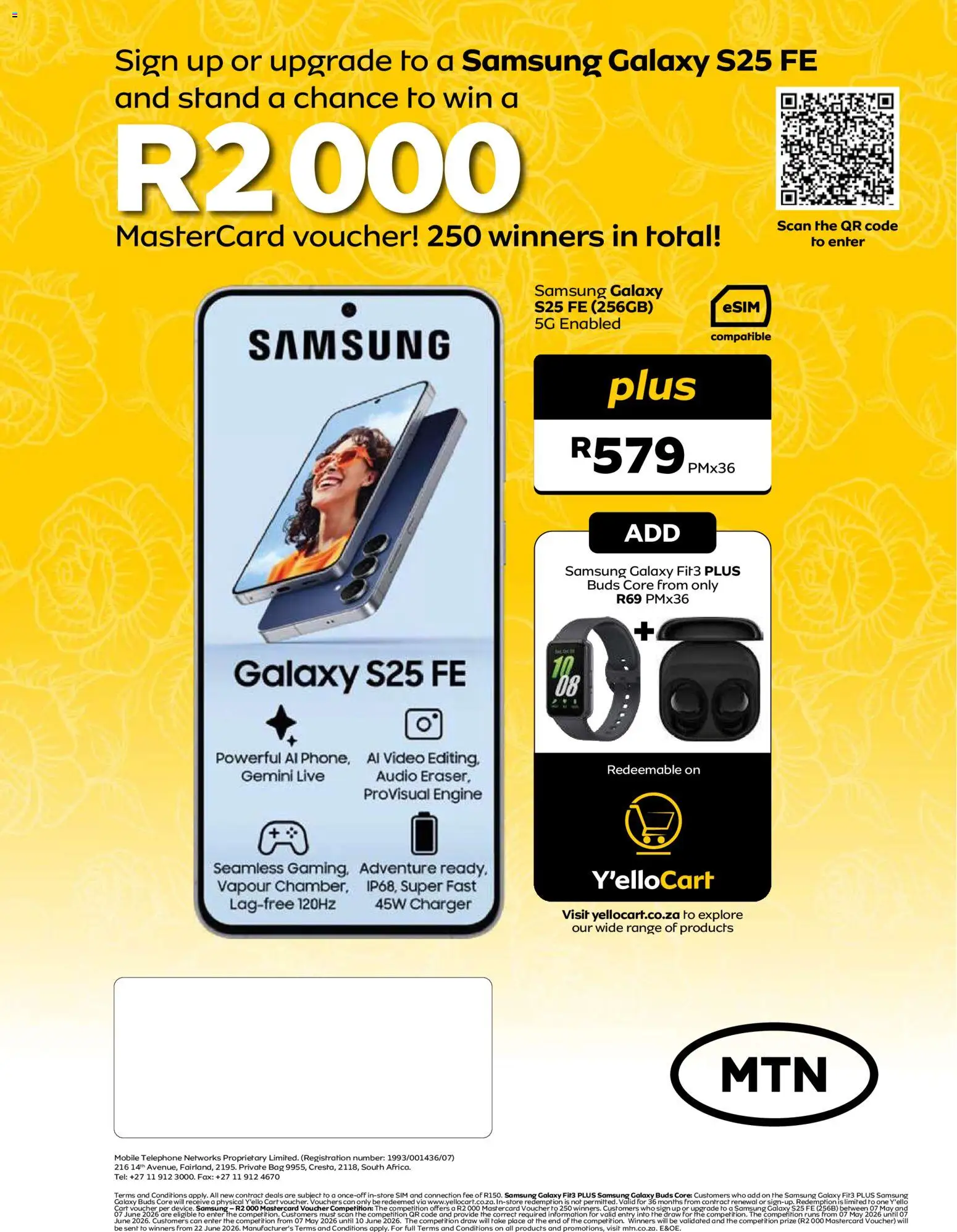 New MTN catalogue – valid from 07.05.2026 | Page: 44 | Products: Sim, Audio, Bag, Charger