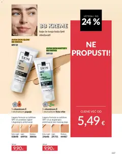 Katalog Avon 6/2026 - Pregled kataloga iz trgovine Avon, vrijedi od 31.05.2026 | Stranica: 117 | Proizvodi: BB krema, Krema
