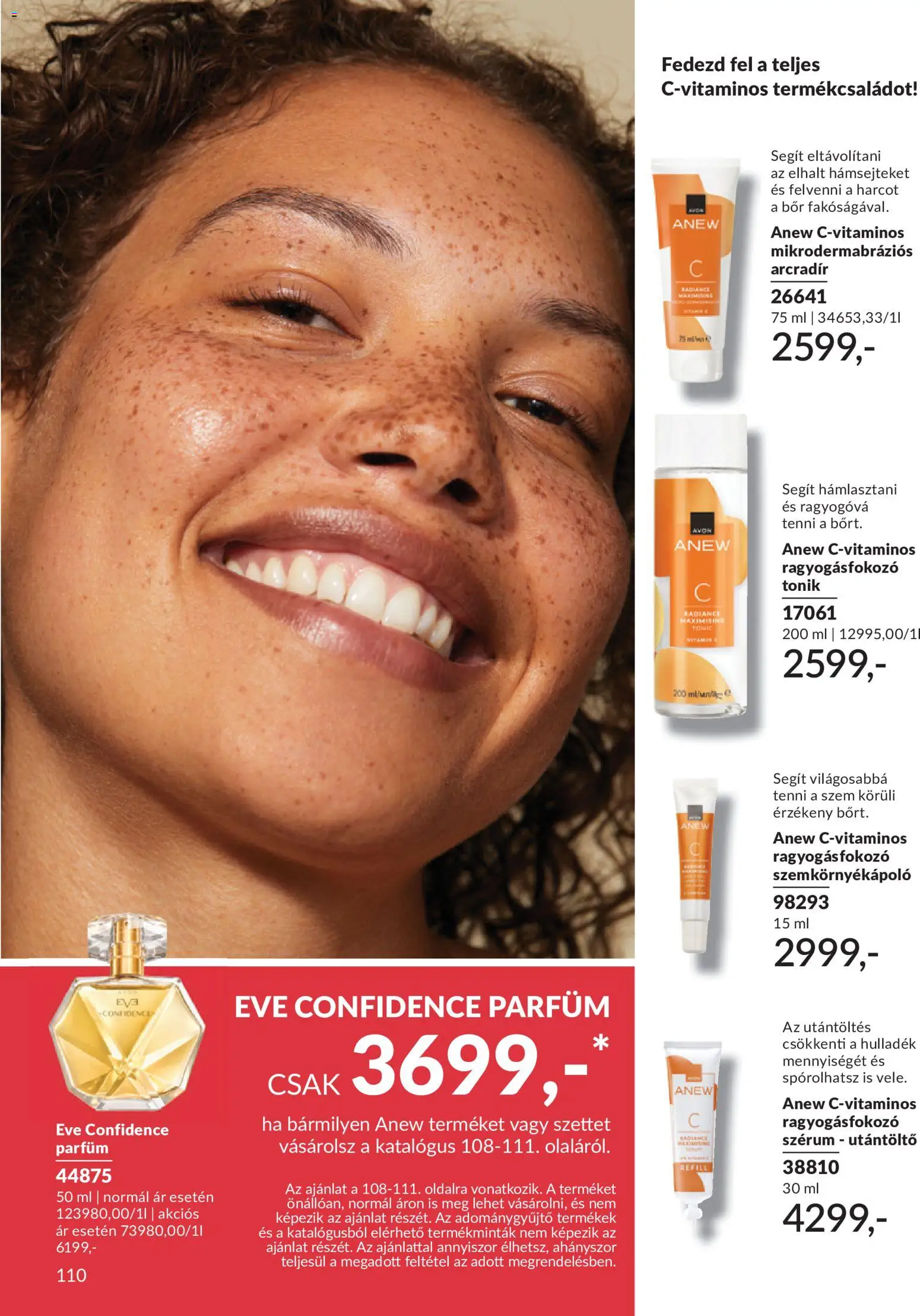 Avon akciós ujság - amely érvényes a következő dátumtól: 01.06.2026 | Oldal: 138 | Termékek: Szemkörnyékápoló, Parfüm, Bor