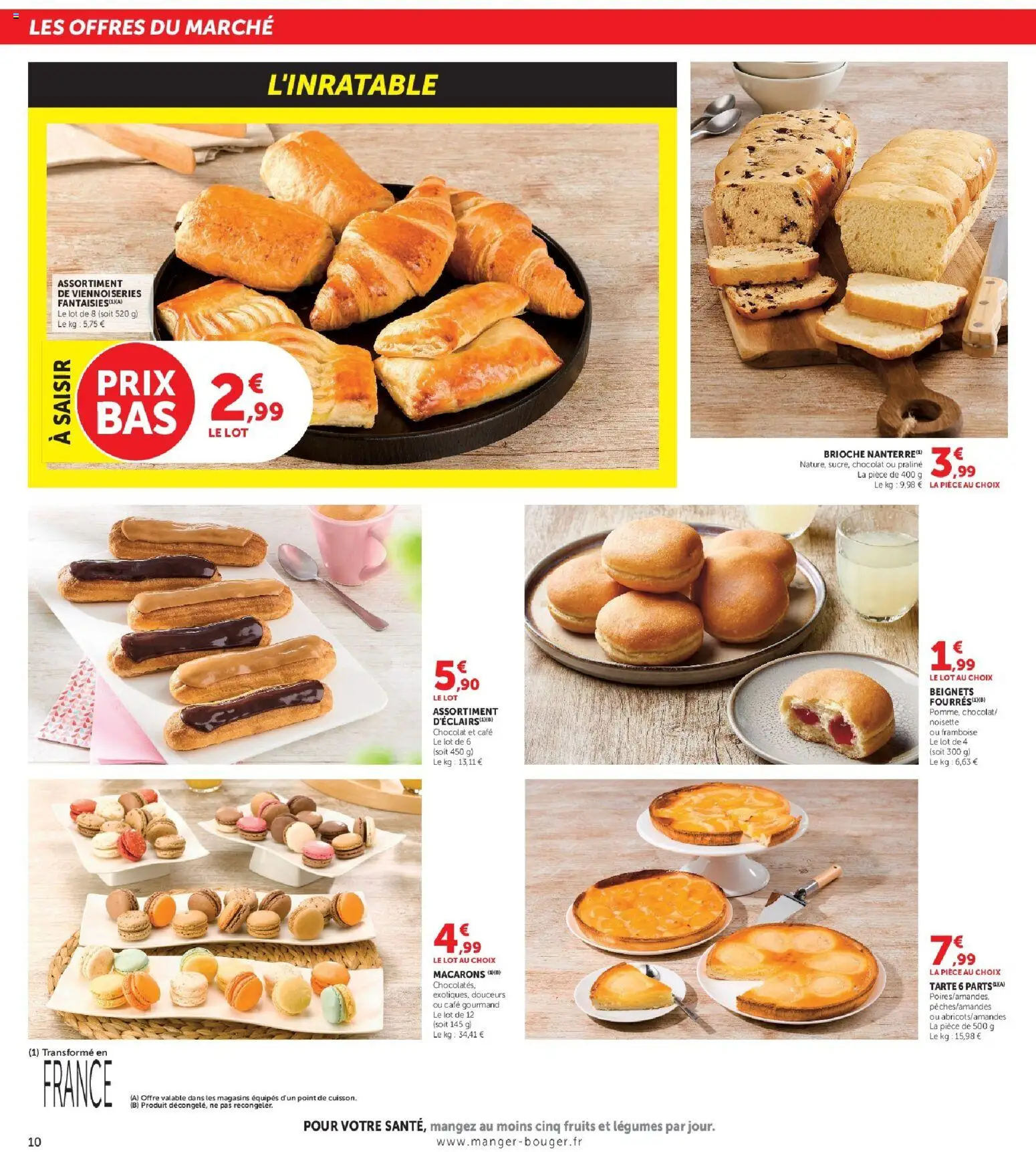 {H1} | Page: 10 | Produits: Noisette, Macarons, Café, Chocolat