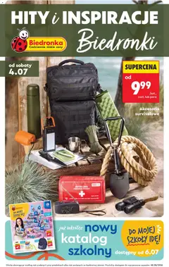 Pogląd oferty "Biedronka gazetka - Hity i inspiracje" - ważna od 04.07.2026