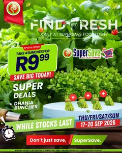 Super Save specials catalogue – valid from 17/09/2026