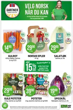 Forhåndsvisning av POTETER, 2 kg, assortert, Gartner, pr. kg 19,95 gyldig fra 28/09/2026 | Side: 13