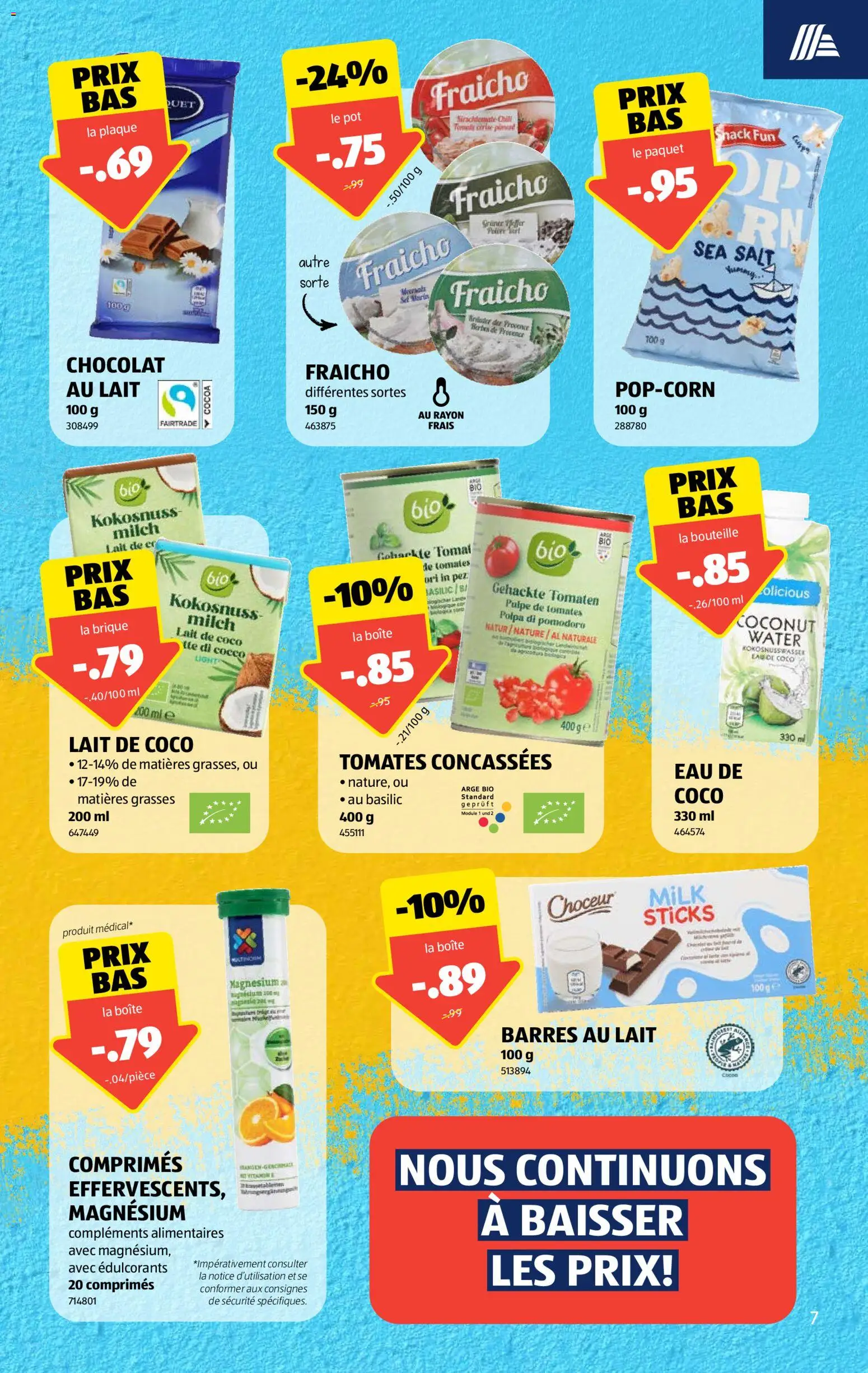 Aldi aktionen FR – gültig ab 11.06.2026 | Seite: 9 | Produkte: Milch, Tomaten