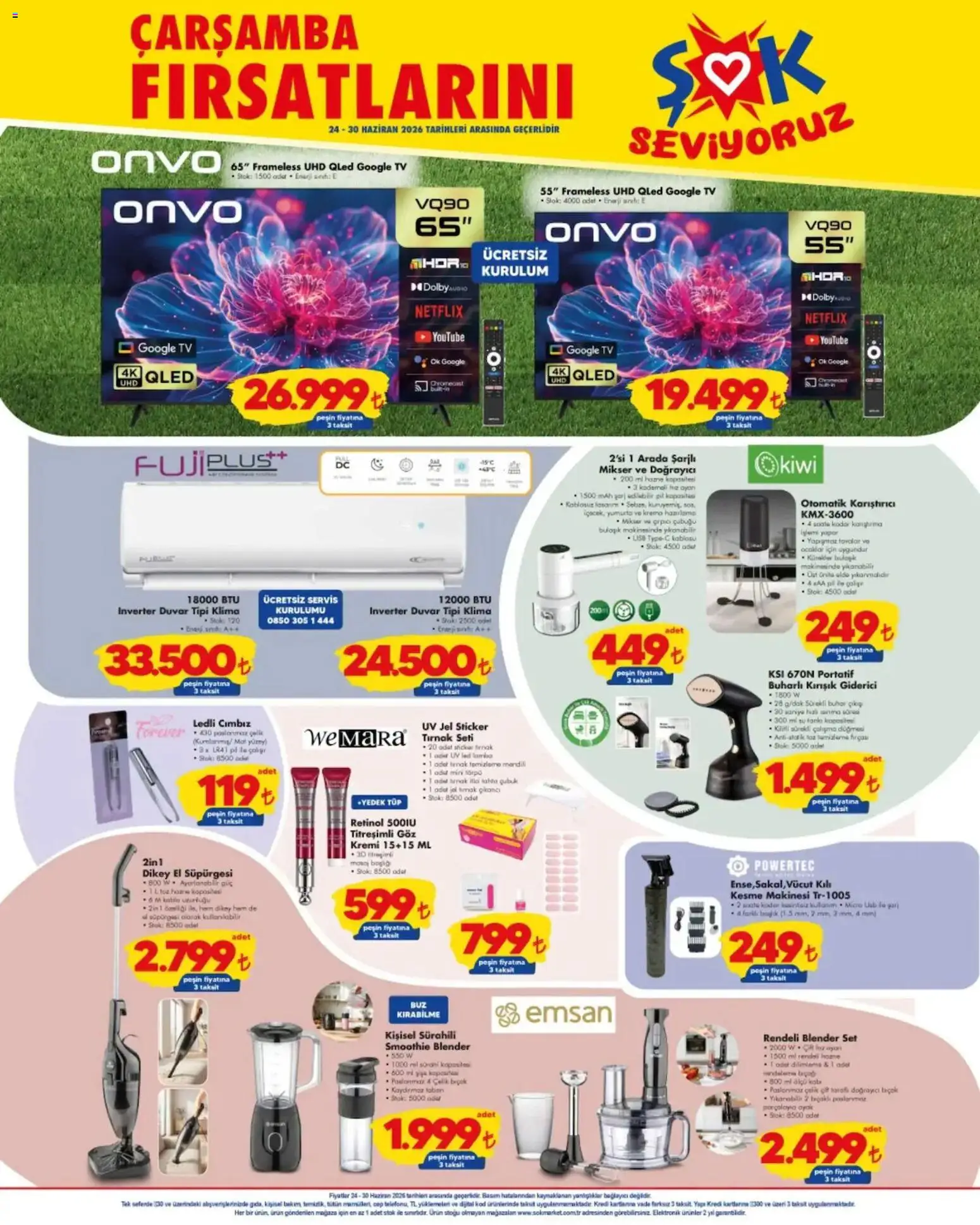 Şok Market Katalog - 24 Haziran 2026 tarihinden itibaren geçerlidir | Sayfa: 3 | Ürünler: Karıştırıcı, Pil, Yumurta, Bağlayıcı