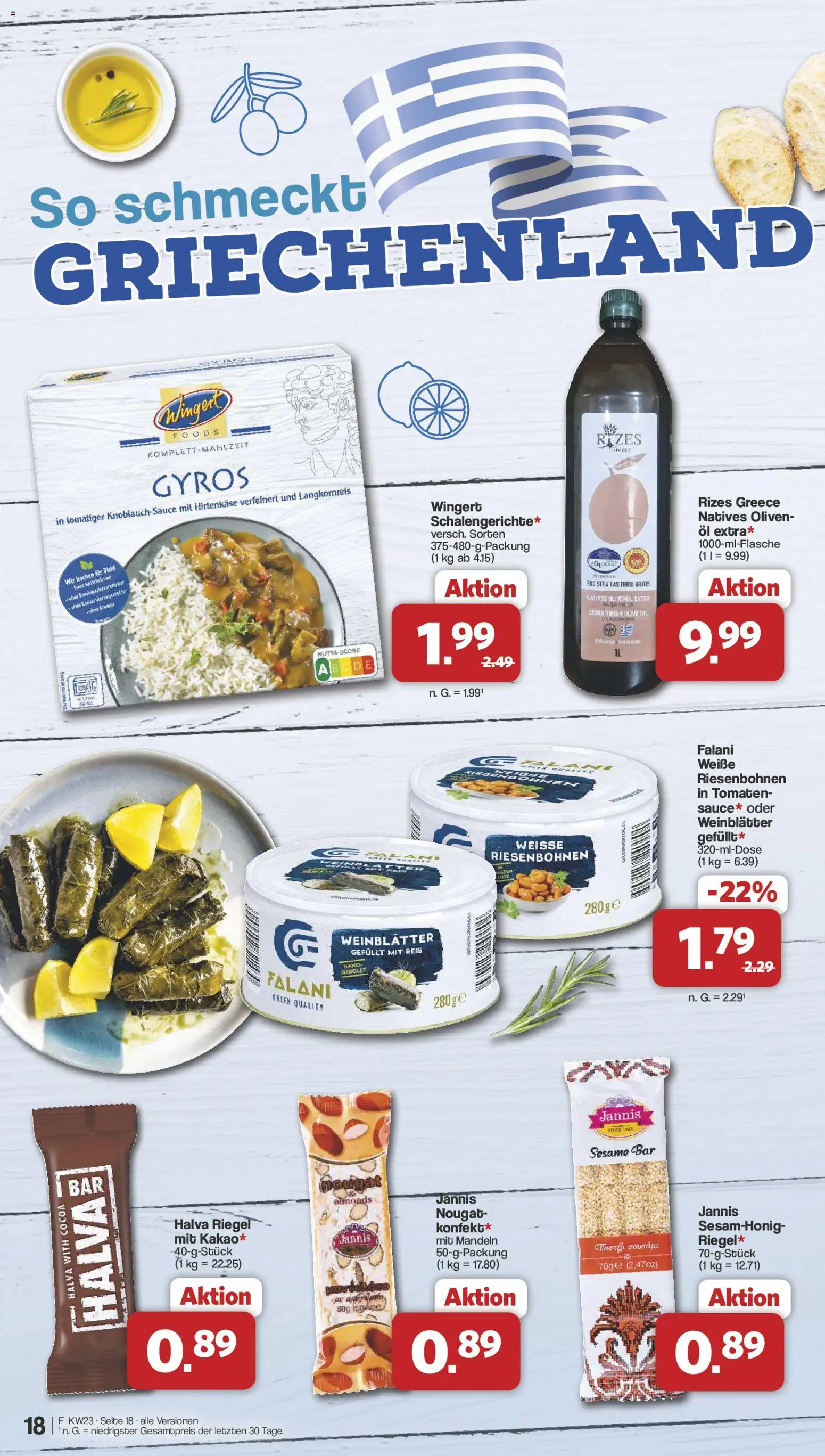 Famila Nordwest Prospekt – gültig ab 01.06.2026 | Seite: 18 | Produkte: Öl, Mandeln, Gyros, Reis