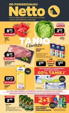 Pogląd oferty "Netto gazetka od poniedziałku spożywcza" - ważna od 29.06.2026