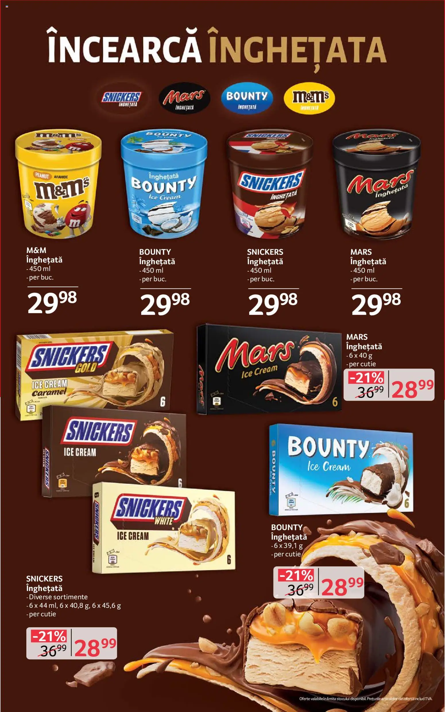 Noul catalog Selgros – valabil de la 26.06.2026 | Pagină: 8 | Produse: Cutie, Arahide, Înghețată