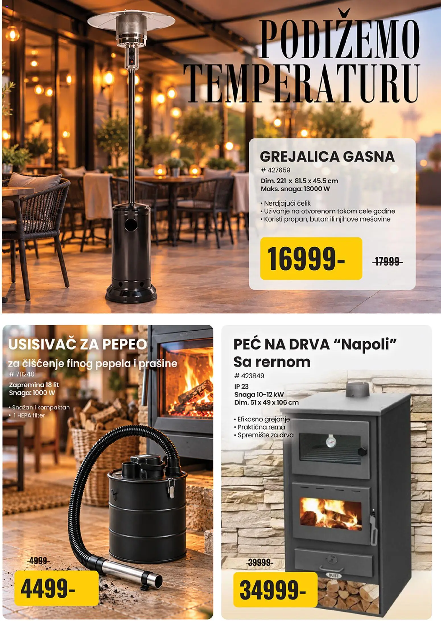 Uradi Sam katalog - važi od 08.10.2026 | Strana: 5 | Proizvode: Usisivač za pepeo, Usisivač, HEPA filter, Grejalica