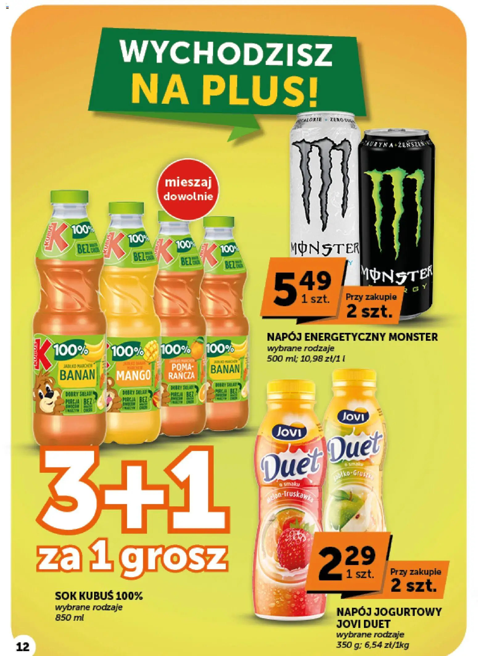 ABC gazetka - Minimarket od 01.10.2026 | Strona: 12 | Produkty: Mango, Napój energetyczny, Sok, Banan