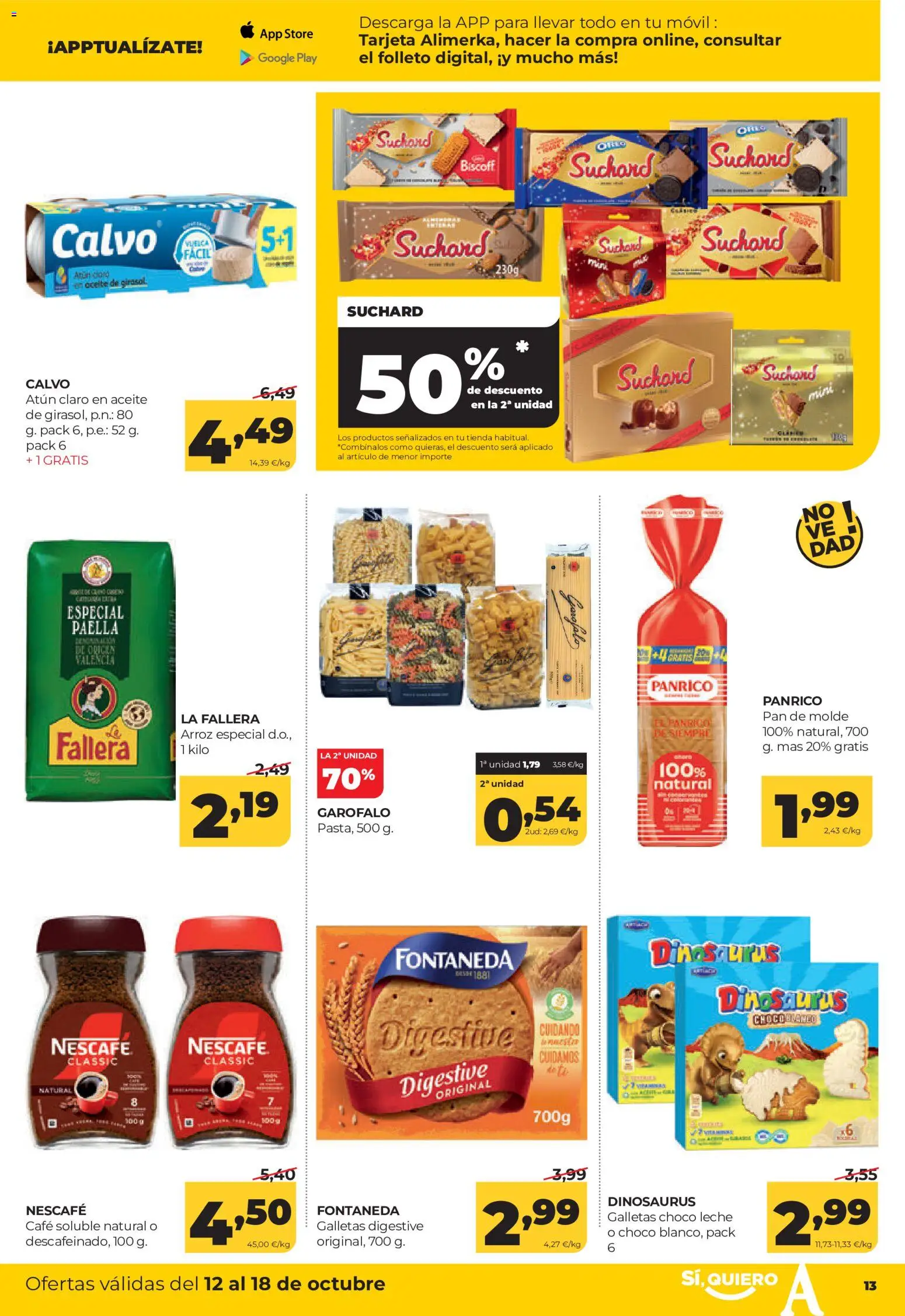 Alimerka folleto Castilla y León │ válido desde el 12/10/2026 | Página: 15 | Productos: Café, Arroz, Móvil, Atún claro
