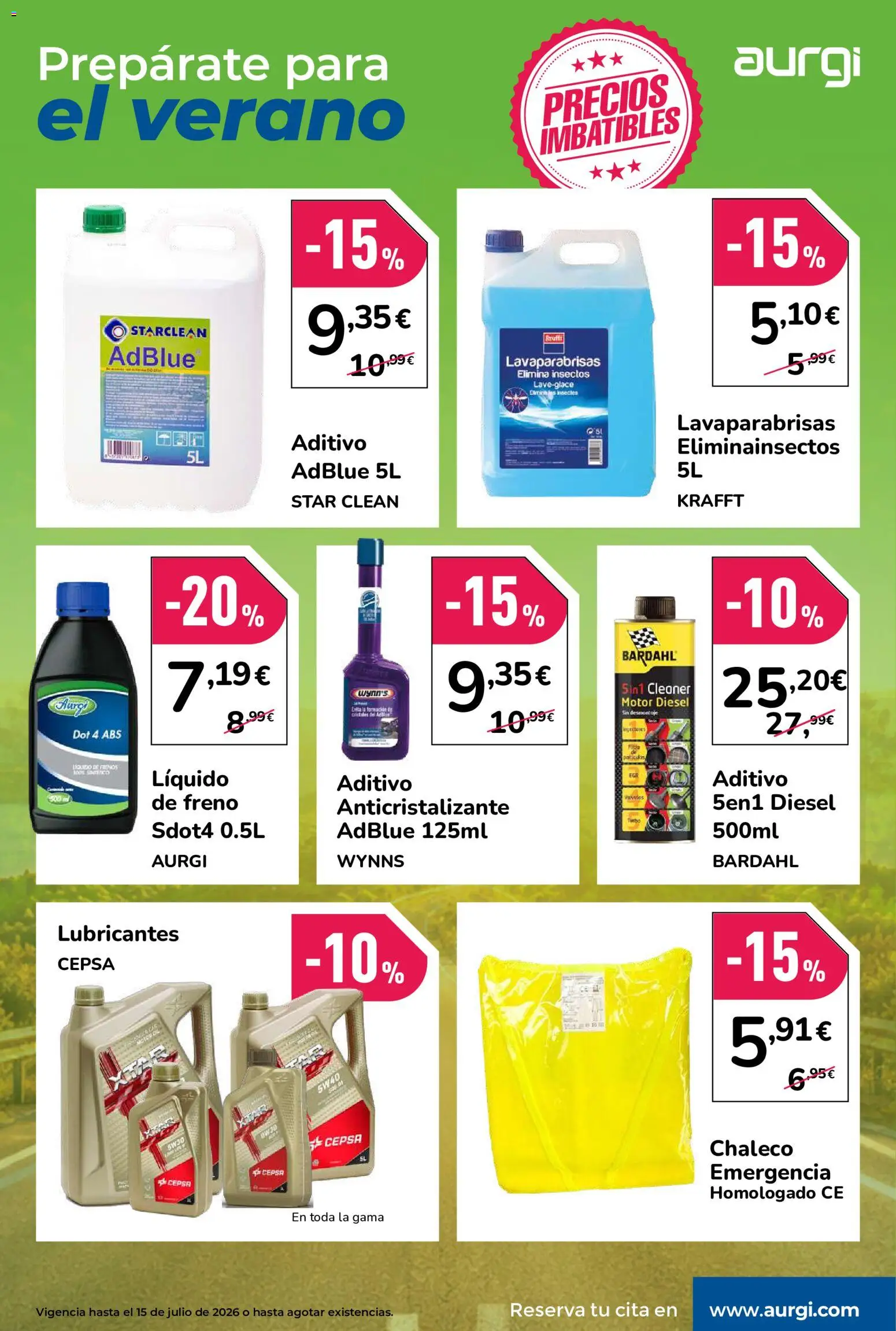 Aurgi folleto │ válido desde el 01/07/2026 | Página: 4 | Productos: Chaleco