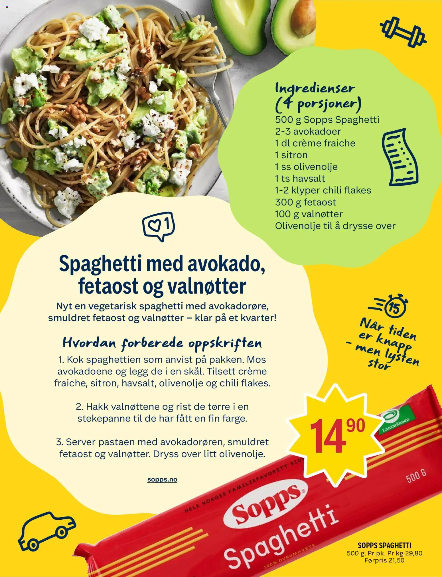 {H1} | Side: 12 | Produkter: Fetaost, Crème Fraîche, Sitron, Rist
