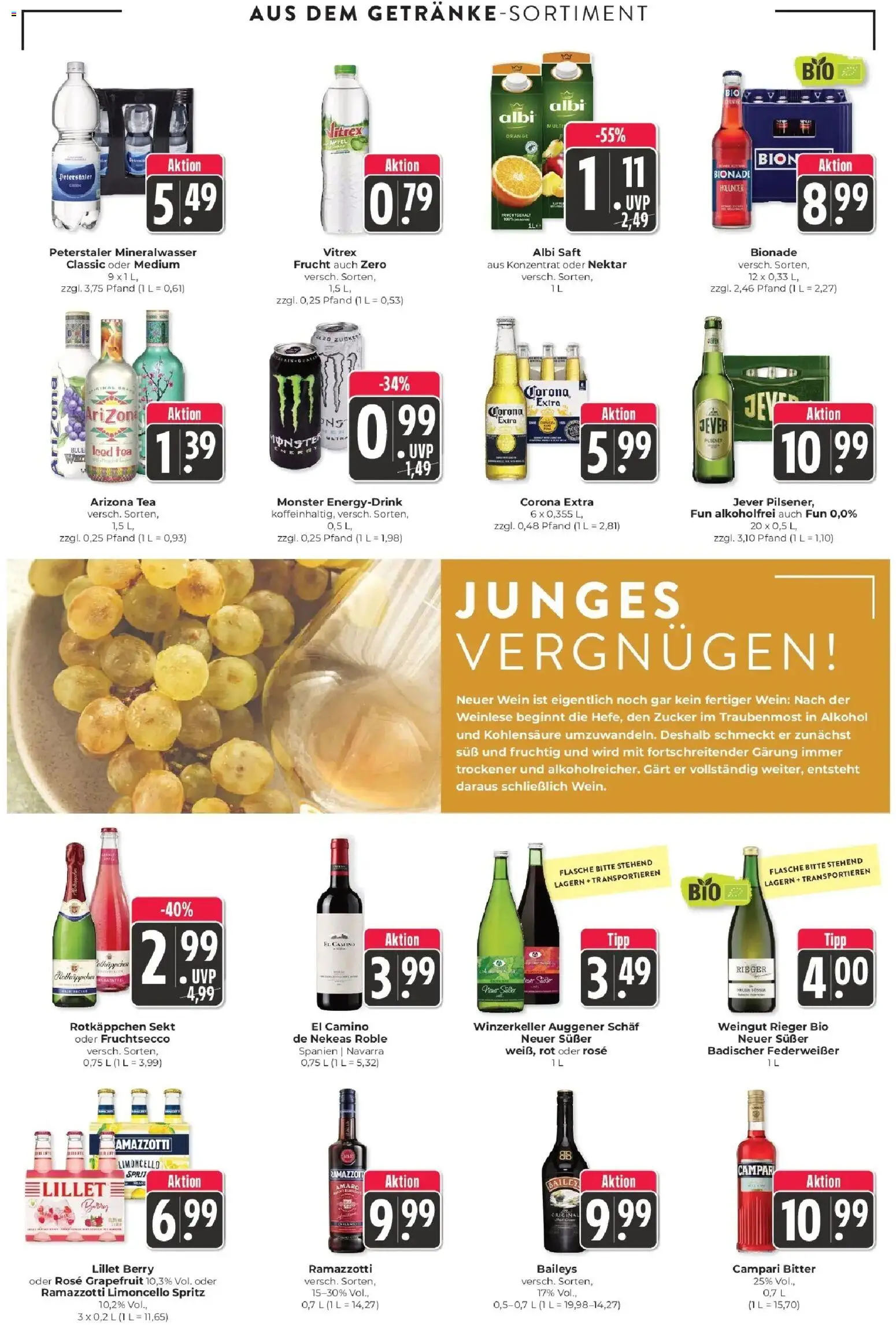 Edeka Prospekt Schliengen (ab 28.09.2026) » Angebote Online | Seite: 14 | Produkte: Rotkappchen sekt, Lillet, Zucker, Limoncello
