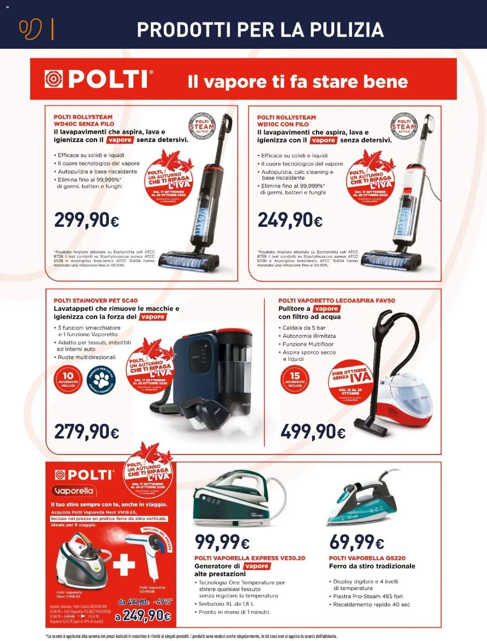 Nuovo Unieuro volantino Piccoli elettrodomestici dal 12/10/2026 > offerte anteprima 🛍️ | Pagina: 14 | Prodotti: Vaporetto, Caldaia, Funghi, Generatore