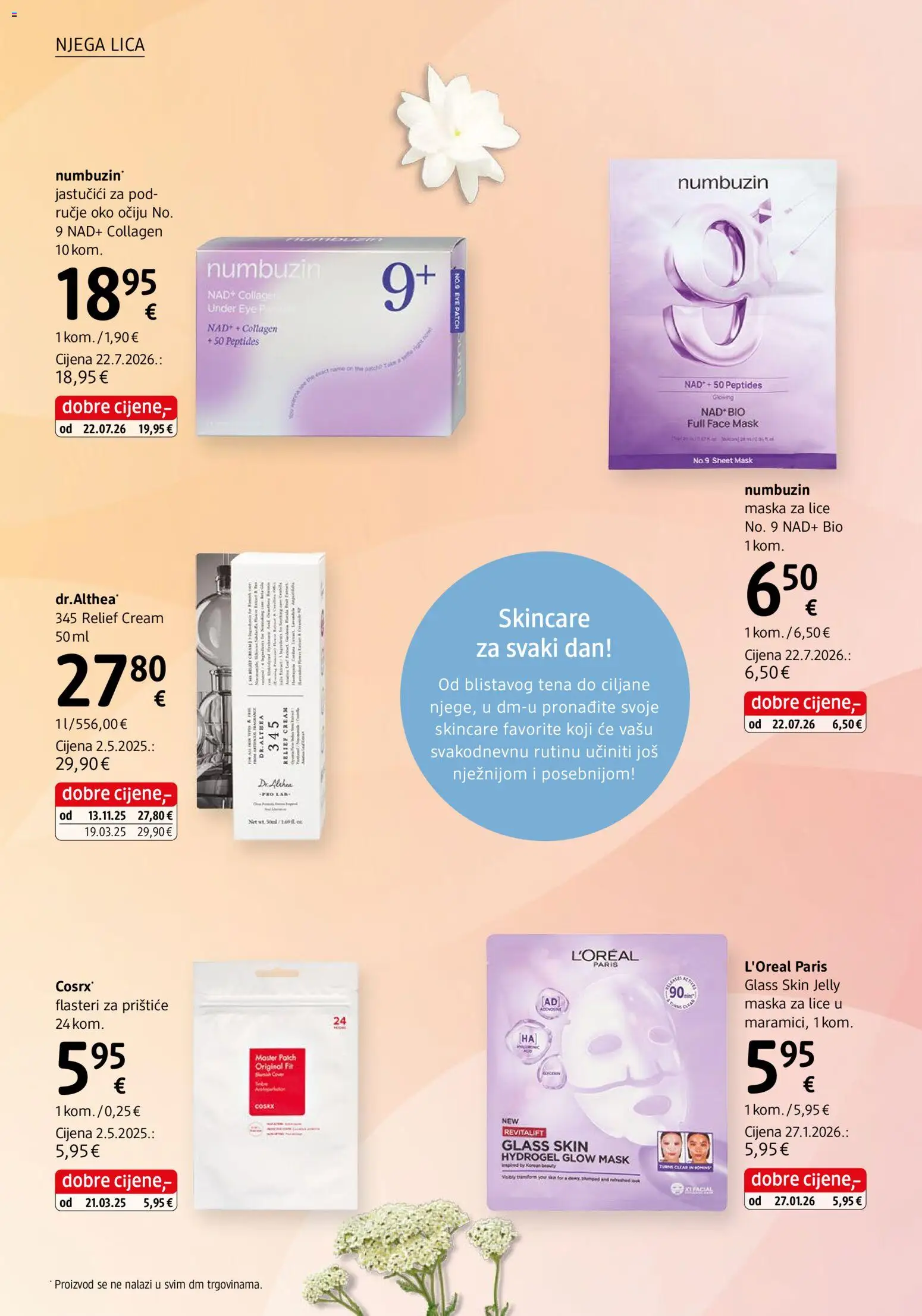 DM katalog | vrijedi od 01.10.2026 | Stranica: 28 | Proizvodi: Flasteri, Maska za lice, Maska