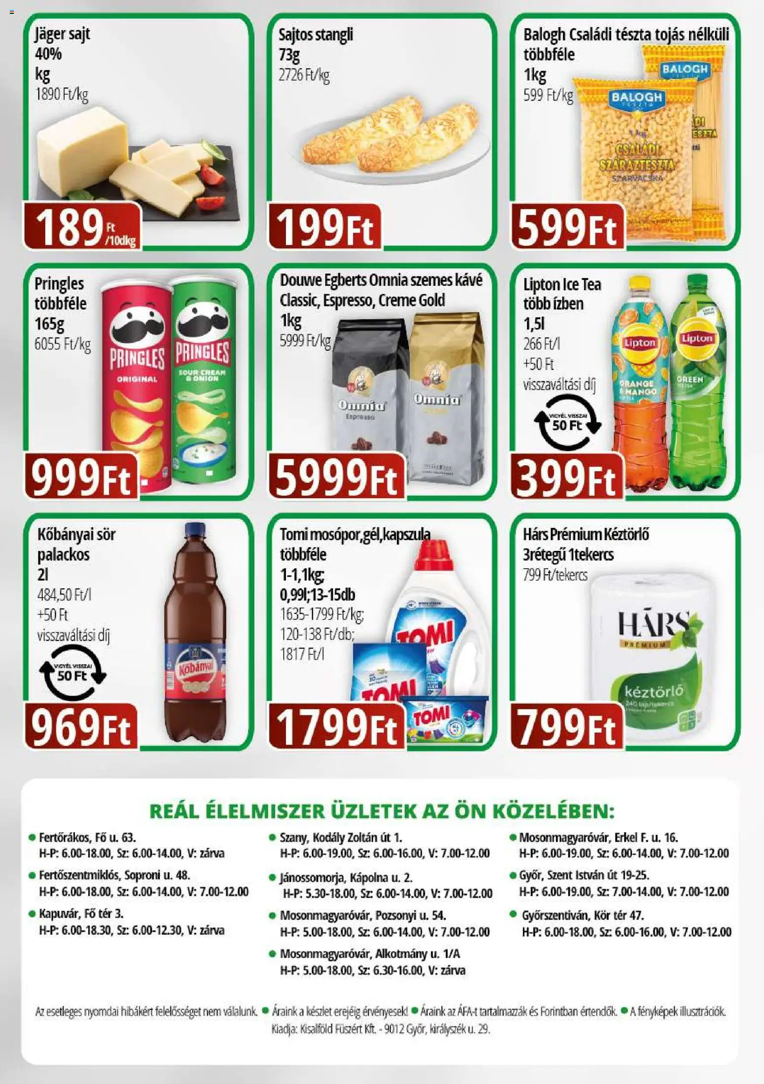 Reál akciós ujság - amely érvényes a következő dátumtól: 2026.07.16. | Oldal: 2 | Termékek: Pringles, Stangli, Sör, Tészta