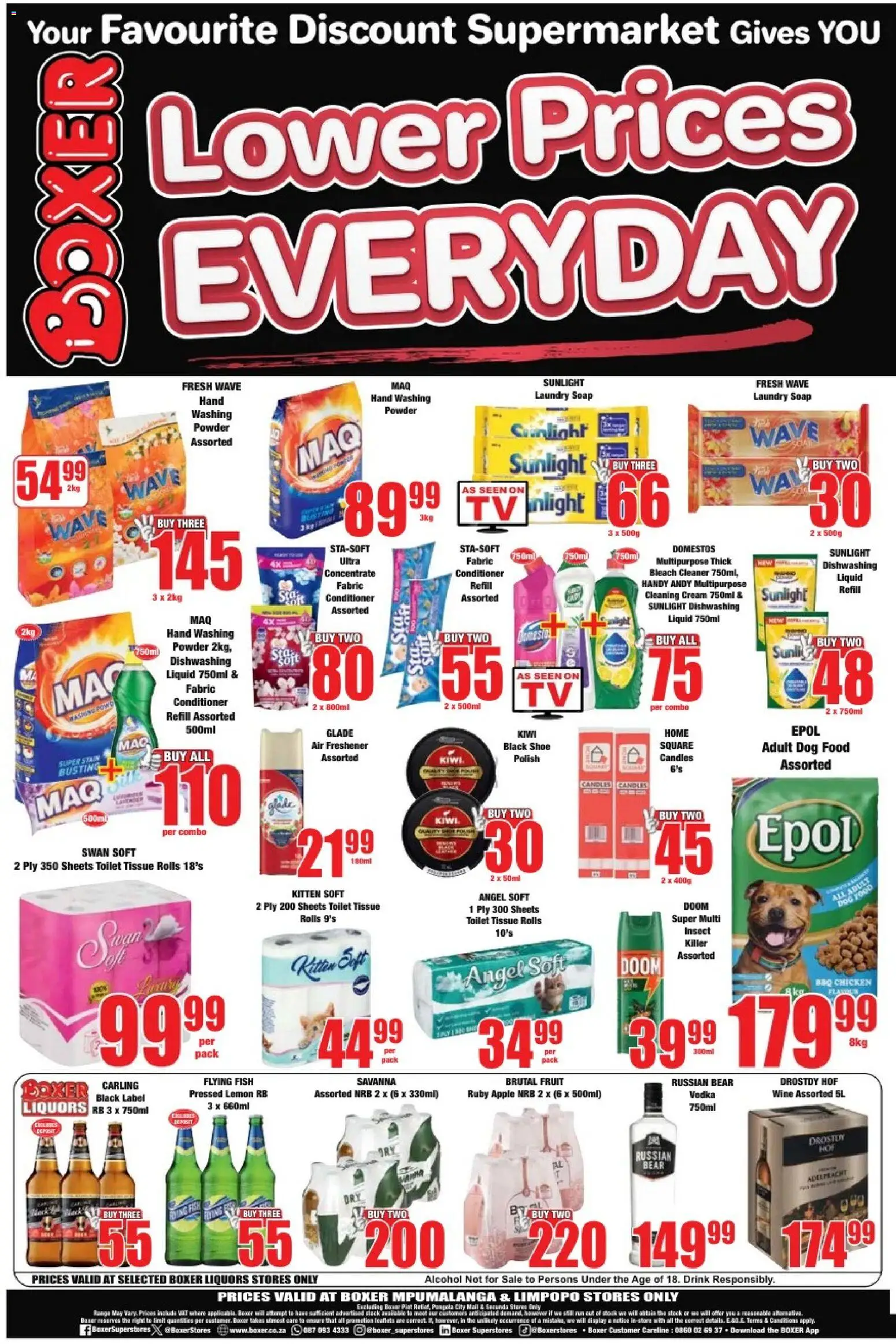 New Boxer catalogue – valid from 23.04.2026 | Page: 12 | Products: Toilet, Wine, Beer, Cream