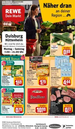 Rewe Prospekt Duisburg ab 27.07.2026 gültig