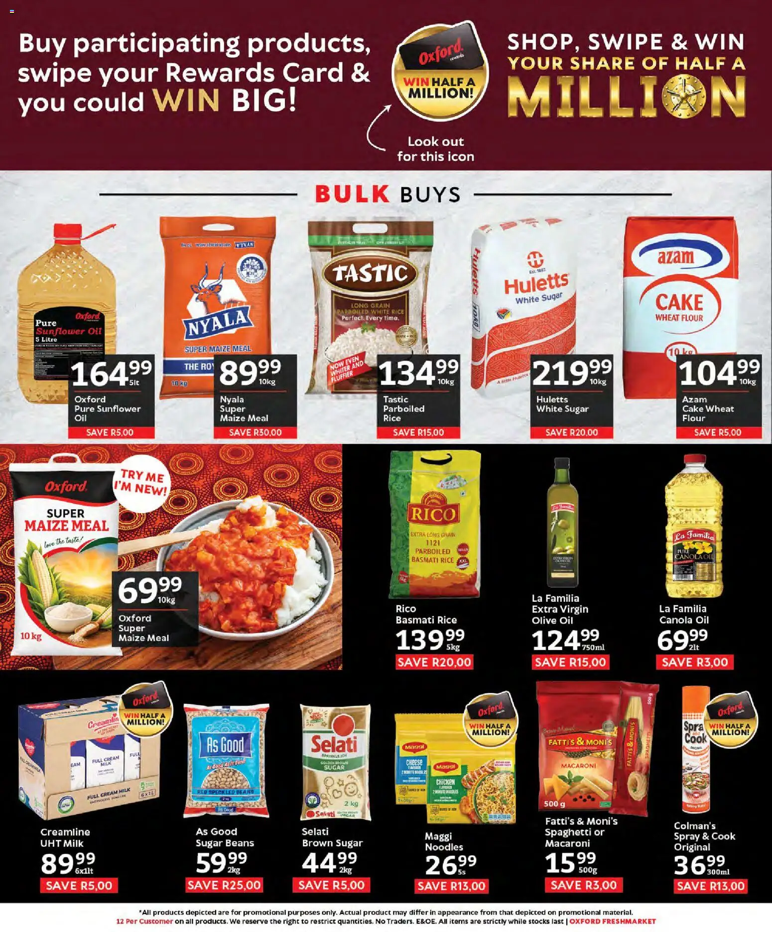 New Oxford Freshmarket catalogue – valid from 30/09/2026 | Page: 5 | Products: Cheese, Oil, Noodles, Sugar