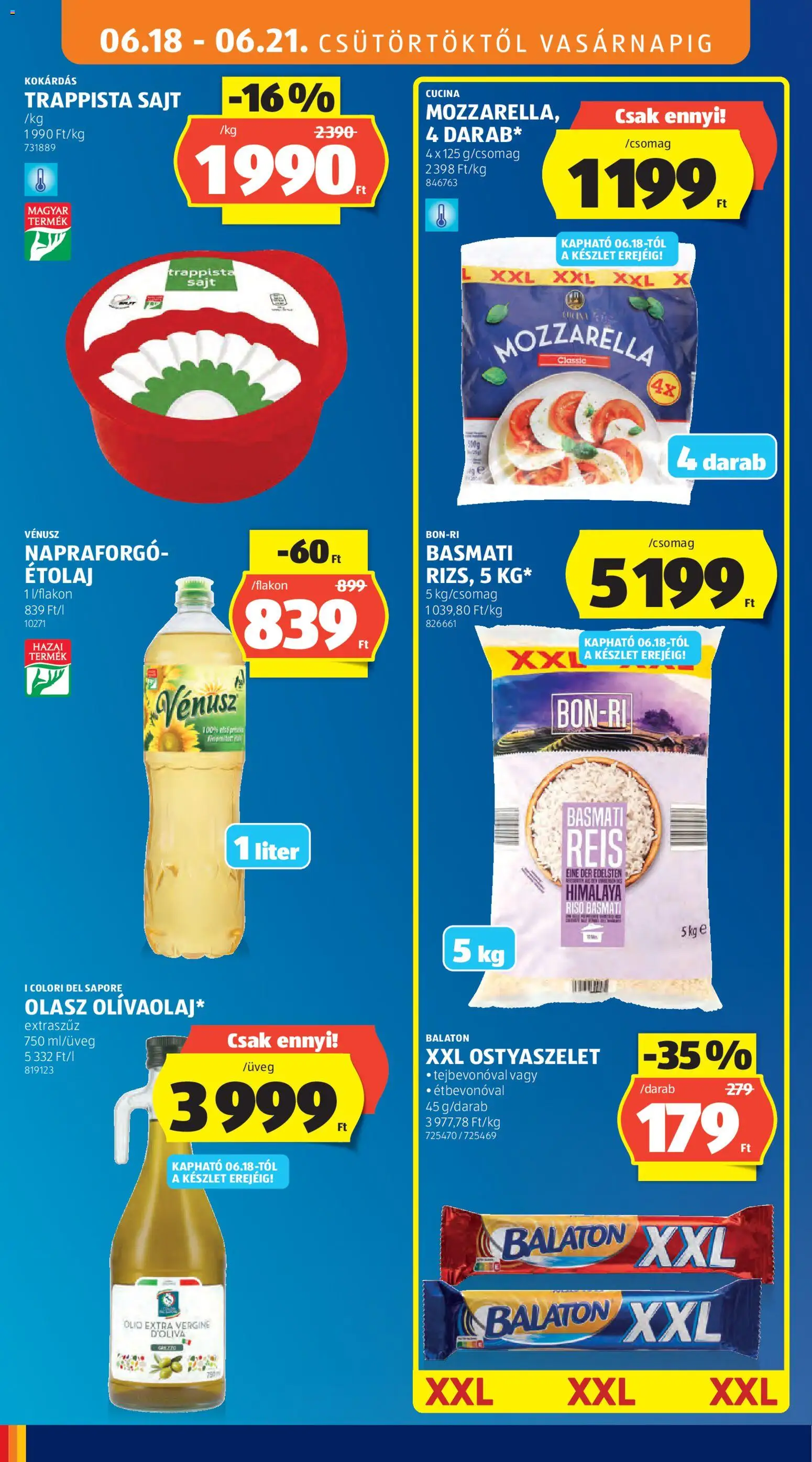 Aldi akciós ujság - amely érvényes a következő dátumtól: 18.06.2026 | Oldal: 16
