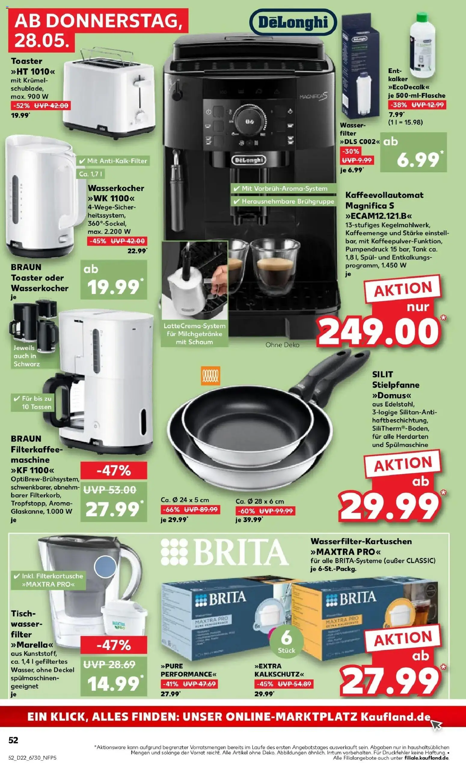 Kaufland Prospekt Sömmerda – gültig ab 26.05.2026 | Seite: 57 | Produkte: Wasserkocher, Toaster, Wasser, Filterkaffeemaschine