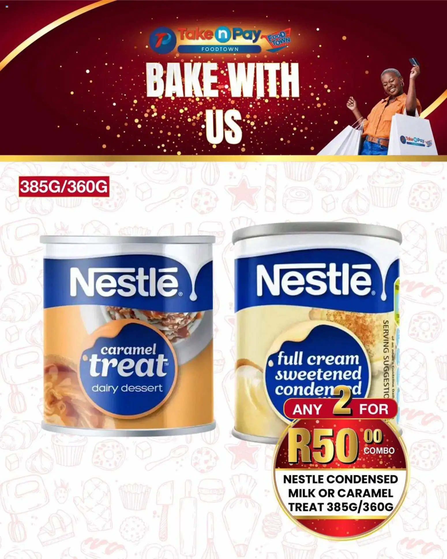 New Take n Pay catalogue – valid from 01.06.2026 | Page: 25 | Products: Milk, Condensed milk, Cream, Caramel