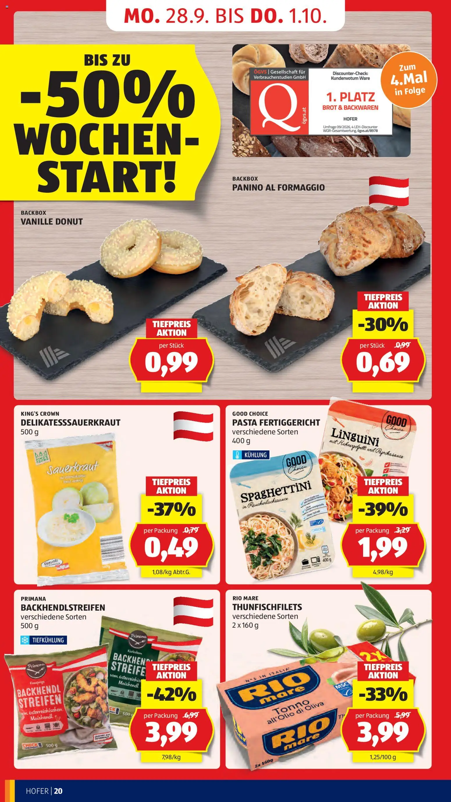 Hofer Flugblatt gültig ab 25.09.2026 | Seite: 26