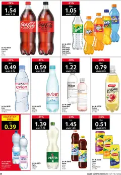 Prodega aktionen ab 13.07.2026 gültig | Seite: 28 | Produkte: Coca Cola, Fanta, Sprite, Mango