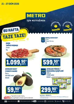 21 Ekim 2026 tarihinden itibaren geçerli olan Metro kataloğu önizlemesi