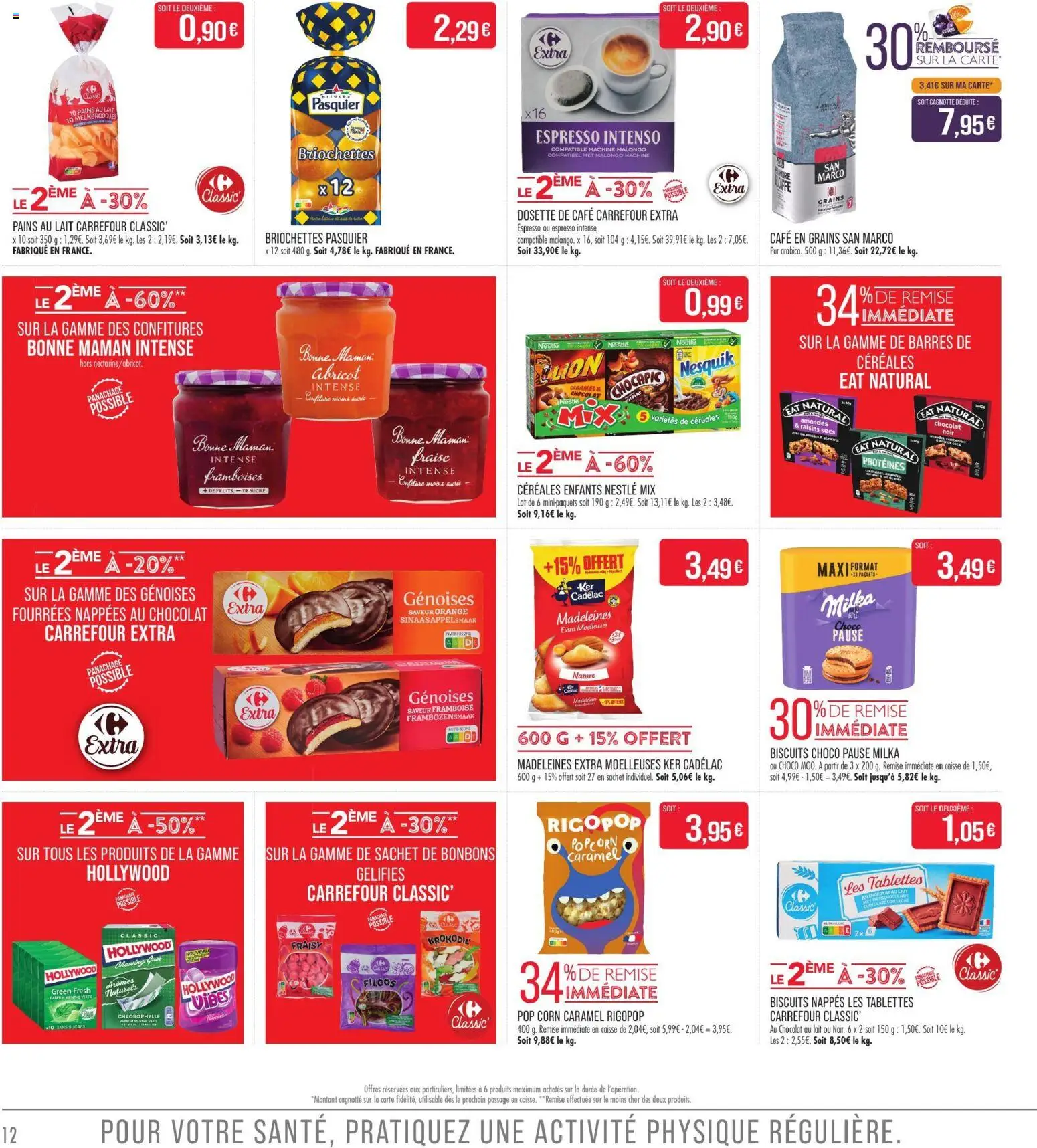 {H1} | Page: 12 | Produits: Nesquik, Chocolat noir, Lait, Amandes